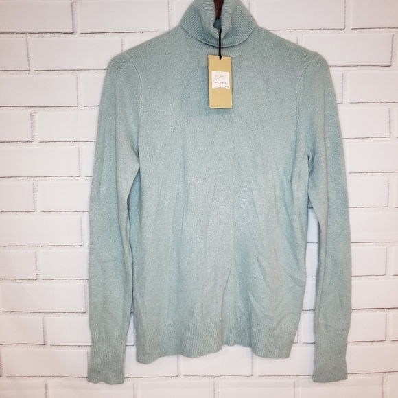 Halogen turtleneck‎ sweater in blue raindrop - Size XS - Picture 3 of 11